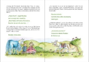 Buchcover und Innenansicht für das Buch: Lesenlernen in 3 Schritten - Die schönsten Zauberponygeschichten