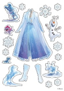 Buchcover und Innenansicht für das Buch: Disney Die Eiskönigin 2: Mein großer Styling-Spaß: Stickern, Malen, Stylen