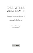 Buchcover und Innenansicht für das Buch: The Will to Battle