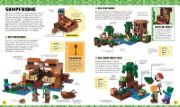 Buchcover und Innenansicht für das Buch: LEGO® Minecraft® Das große Lexikon der Figuren, Kreaturen und Biome