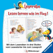 Buchcover und Innenansicht für das Buch: Krimigeschichten zum Mitraten - Leserabe ab 2. Klasse - Erstlesebuch für Kinder ab 7 Jahren (mit Mildenberger Silbenmethode)