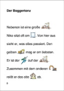 Buchcover und Innenansicht für das Buch: Bildermaus - Baggergeschichten
