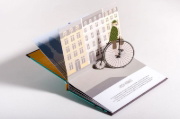 Buchcover und Innenansicht für das Buch: A bicyclette