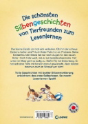 Buchcover und Innenansicht für das Buch: Leselöwen - Das Original - Die schönsten Silbengeschichten von Tierfreunden zum Lesenlernen