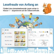 Buchcover und Innenansicht für das Buch: ABC der Tiere 1 Neubearbeitung · lesen - verstehen - malen