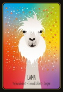Buchcover und Innenansicht für das Buch: Lovely Animals Orakel