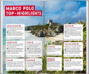 Buchcover und Innenansicht für das Buch: MARCO POLO Reiseführer Yucatan