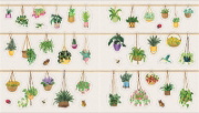 Buchcover und Innenansicht für das Buch: A Plant Lover's Sticker Book
