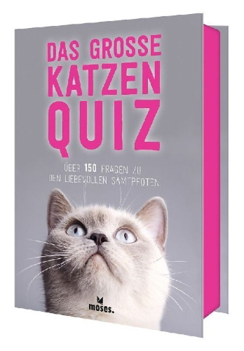 Buchcover und Innenansicht für das Buch: Das große Katzen Quiz