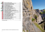 Buchcover und Innenansicht für das Buch: Klettersteige Schweiz