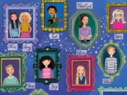 Buchcover und Innenansicht für das Buch: Die Schule für Tag- und Nachtmagie, Band 1: Zauberunterricht auf Probe