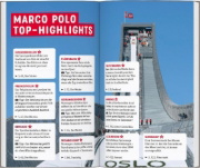 Buchcover und Innenansicht für das Buch: MARCO POLO Reiseführer Norwegen