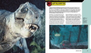 Buchcover und Innenansicht für das Buch: Jurassic Park: The Ultimate Visual History