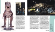Buchcover und Innenansicht für das Buch: Jurassic Park: The Ultimate Visual History