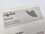 Buchcover und Innenansicht für das Buch: Couchsurfing im Iran