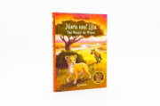 Buchcover und Innenansicht für das Buch: Das geheime Leben der Tiere (Savanne) - Nuru und Lela - Das Wunder der Wildnis