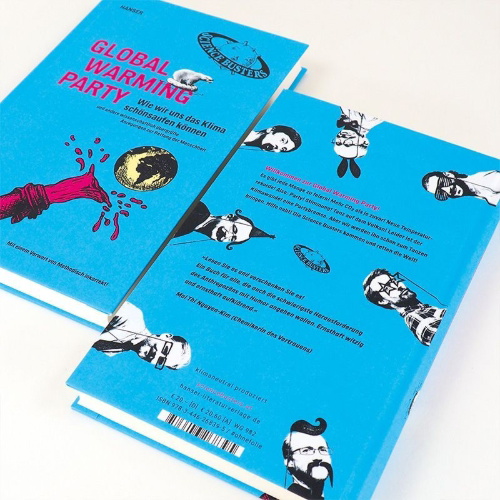 Buchcover und Innenansicht für das Buch: Global Warming Party