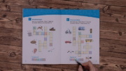 Buchcover und Innenansicht für das Buch: Leselöwen Kreuzworträtsel für Leseprofis - 2. Klasse (Rotorange)