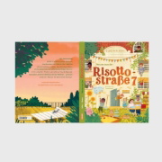 Buchcover und Innenansicht für das Buch: Neues aus der Risottostraße 7