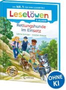 Buchcover und Innenansicht für das Buch: Leselöwen 2. Klasse - Rettungshunde im Einsatz