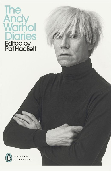 Buchcover und Innenansicht für das Buch: The Andy Warhol Diaries