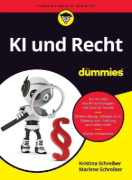 Buchcover und Innenansicht für das Buch: KI und Recht für Dummies