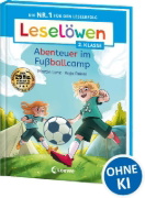 Buchcover und Innenansicht für das Buch: Leselöwen 2. Klasse - Abenteuer im Fußballcamp