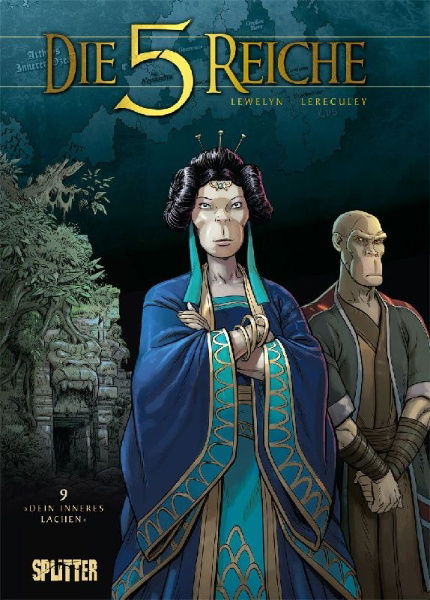 Buchcover und Innenansicht für das Buch: Die 5 Reiche. Band 9