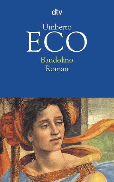Buchcover und Innenansicht für das Buch:  >Baudolino< 