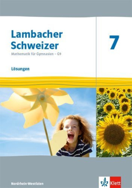 Buchcover und Innenansicht für das Buch: Lambacher Schweizer Mathematik 7 - G9. Ausgabe Nordrhein-Westfalen. Lösungen Klasse 7