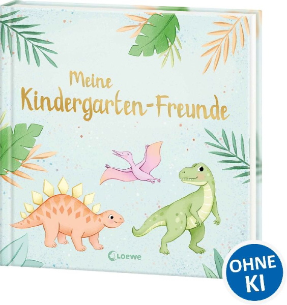Buchcover und Innenansicht für das Buch: Meine Kindergarten-Freunde (neu) - Dinosaurier