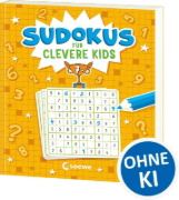 Buchcover und Innenansicht für das Buch: Sudokus für clevere Kids 7+ [gelb]