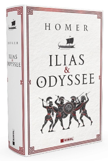 Buchcover und Innenansicht für das Buch: Homer: Ilias & Odyssee