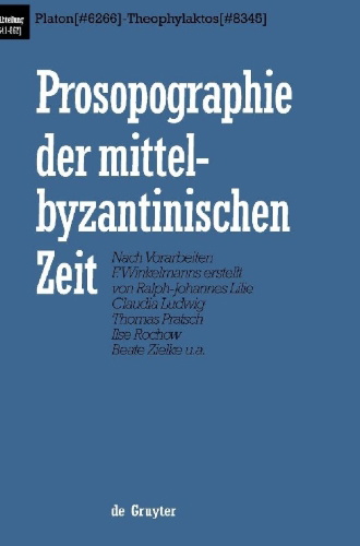 Buchcover und Innenansicht für das Buch: Platon (# 6266) - Theophylaktos (# 8345)