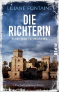 Buchcover und Innenansicht für das Buch: Die Richterin und das Todesspiel