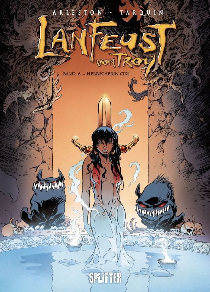 Buchcover und Innenansicht für das Buch: Lanfeust de Troy
