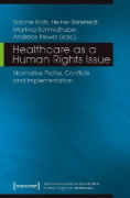Buchcover und Innenansicht für das Buch: Healthcare as a Human Rights Issue