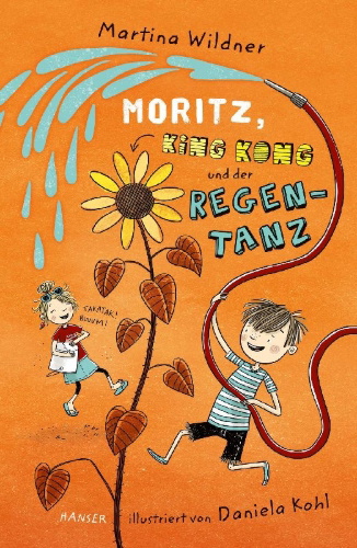 Buchcover und Innenansicht für das Buch: Moritz, King Kong und der Regentanz