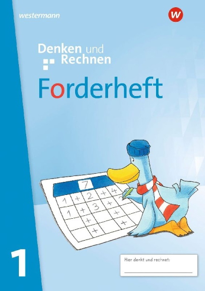 Buchcover und Innenansicht für das Buch: Denken und Rechnen 1. Forderheft. Allgemeine Ausgabe