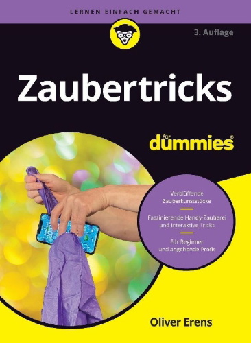 Buchcover und Innenansicht für das Buch: Zaubertricks für Dummies