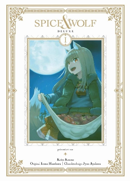 Buchcover und Innenansicht für das Buch: Spice & Wolf Deluxe 01