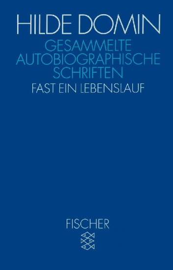Buchcover und Innenansicht für das Buch: Gesammelte autobiographische Schriften