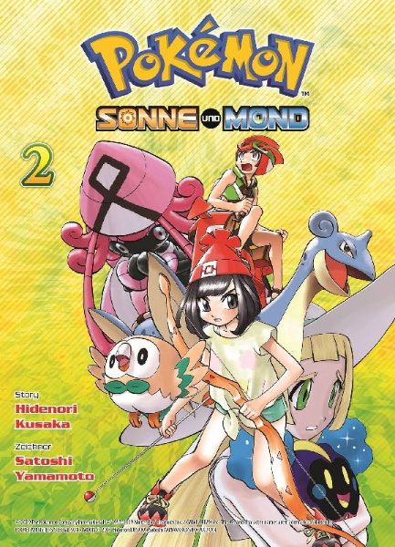 Buchcover und Innenansicht für das Buch: Pokémon - Sonne und Mond