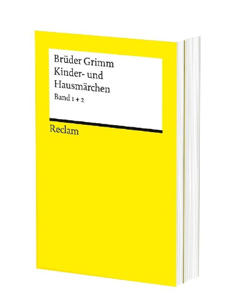 Buchcover und Innenansicht für das Buch: Kinder- und Hausmärchen. Märchen Nr. 1-200, Herkunftsnachweise, Nachwort