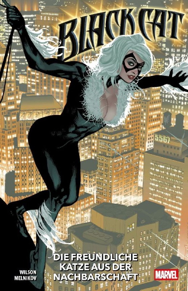 Buchcover und Innenansicht für das Buch: Black Cat (2025) #1-#5