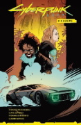 Buchcover und Innenansicht für das Buch: Cyberpunk 2077: Kickdown 1-4