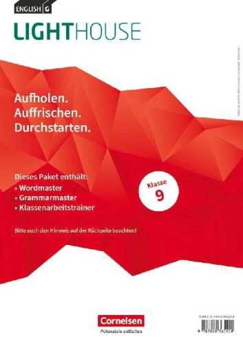 Buchcover und Innenansicht für das Buch: English G Lighthouse Band 5: 9. Schuljahr - Arbeitshefte Wordmaster, Grammarmaster und Klassenarbeitstrainer (Im Paket)