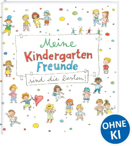Buchcover und Innenansicht für das Buch: Meine Kindergarten-Freunde sind die besten!