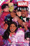 Buchcover und Innenansicht für das Buch: Marvel's Voices: Pride (2022)