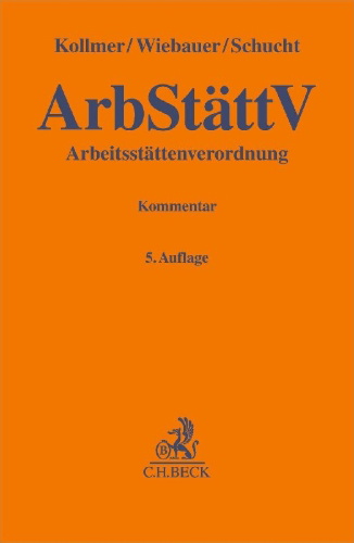 Buchcover und Innenansicht für das Buch: Arbeitsstättenverordnung (ArbStättV)